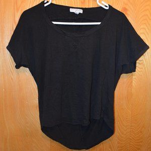 Cotton On Crop Top T-Shirt Black Medium